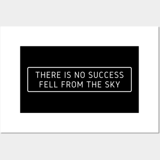 there is no success falls from the sky Posters and Art